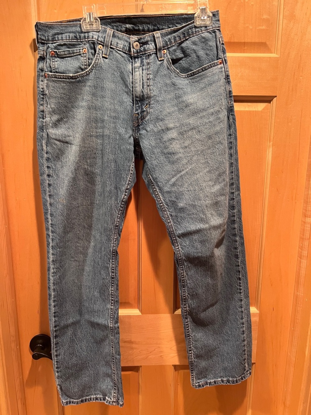 Levi's 559 Men’s Relaxed Straight Stretch Low Rise Blue Med Wash Jeans W32